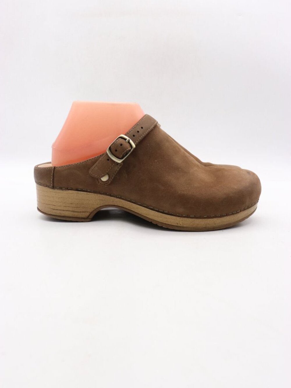 Dansko Berry Women's Size EU 39 Brown Burnished Milled Leather Clogs Mules